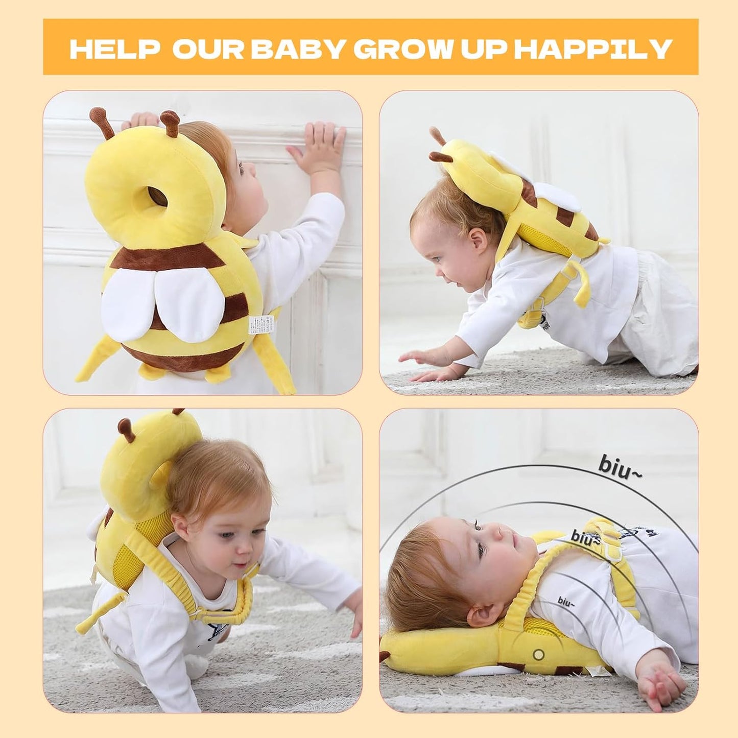 Head Protection Backpack Bee