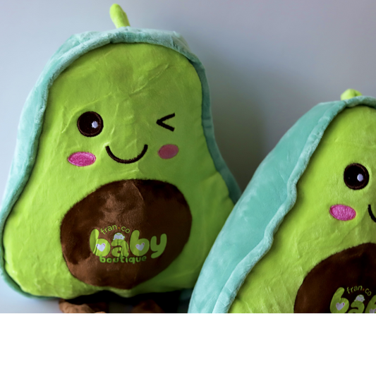 Cozy & Cute Avocado Pillow x2
