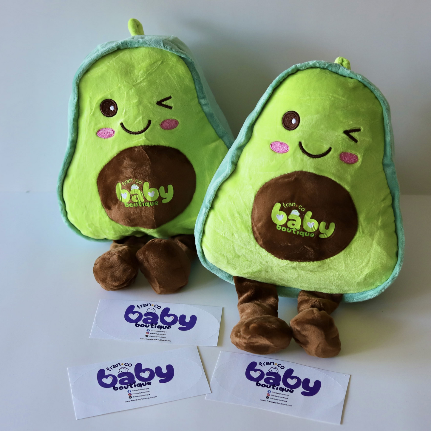 Cozy & Cute Avocado Pillow x2