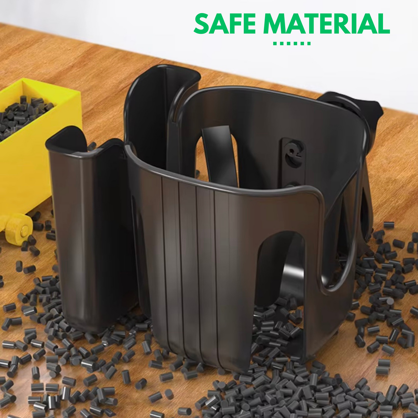 360° Rotating Cup Holder – Universal Fit for Baby Strollers & Bikes