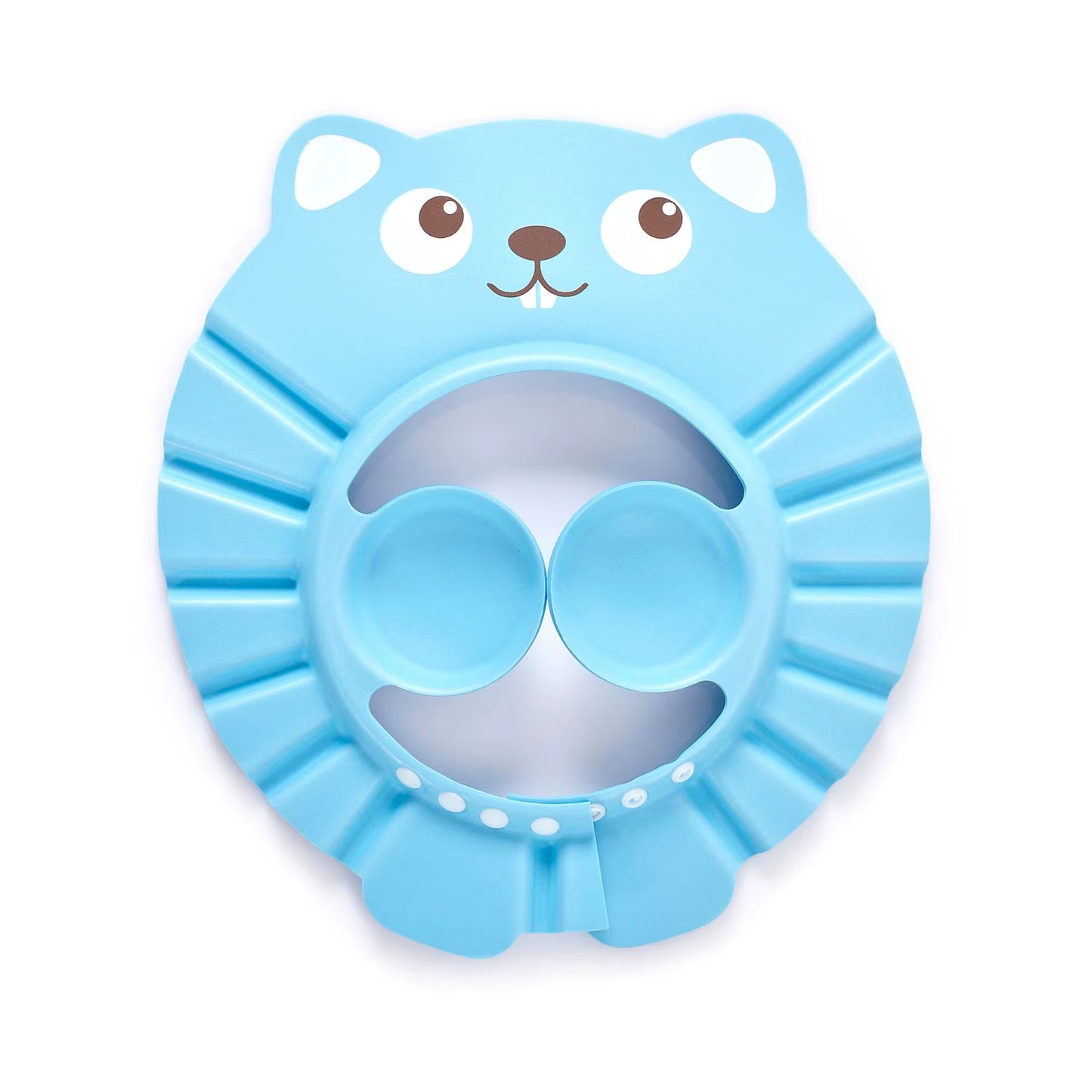 Eye Ear protection Bathing Baby Shower Hat Light Blue